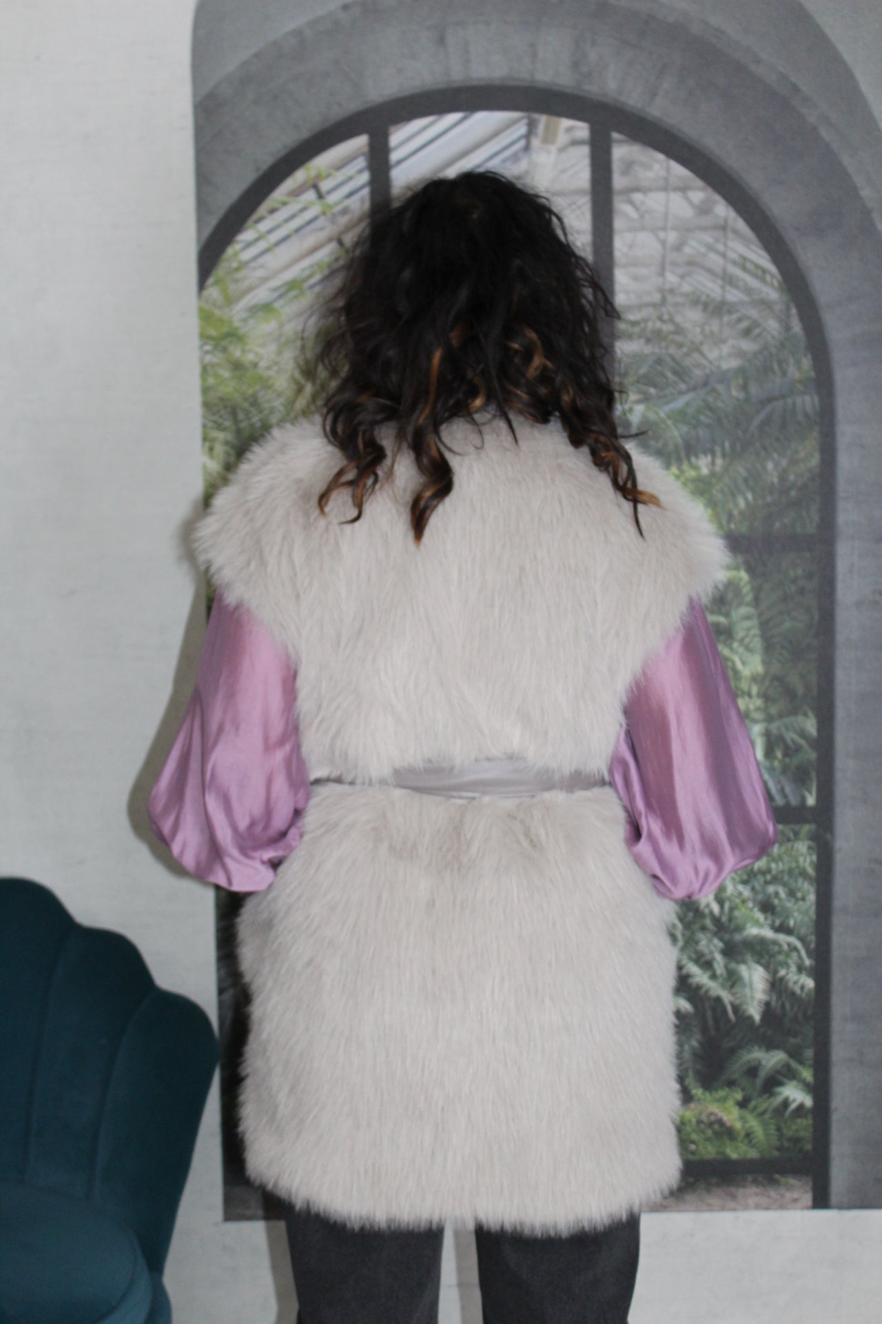 PELLICCIA KAOS GRIGIA