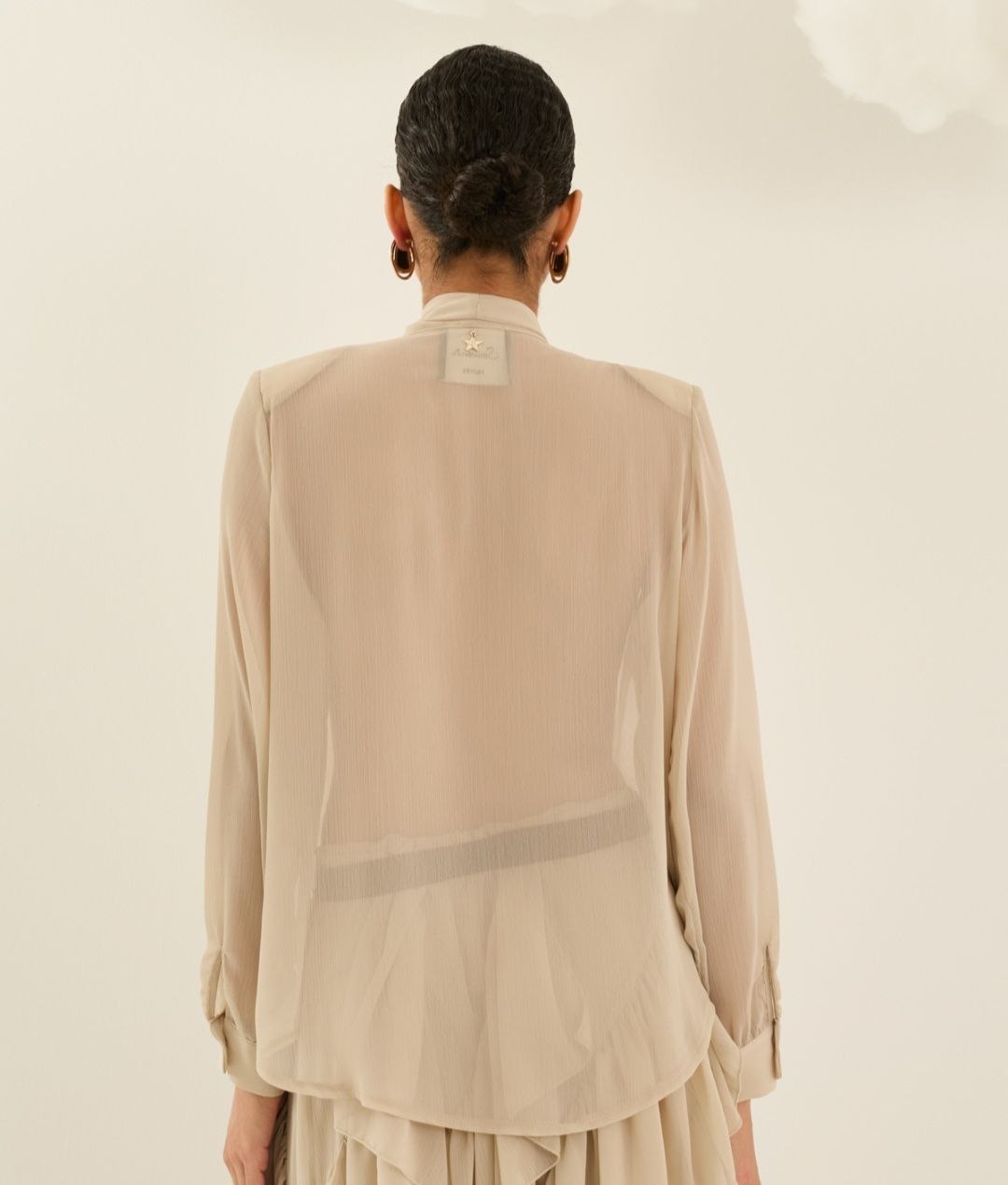 CAMICIA SOUVENIR FIOCCO GESSO
