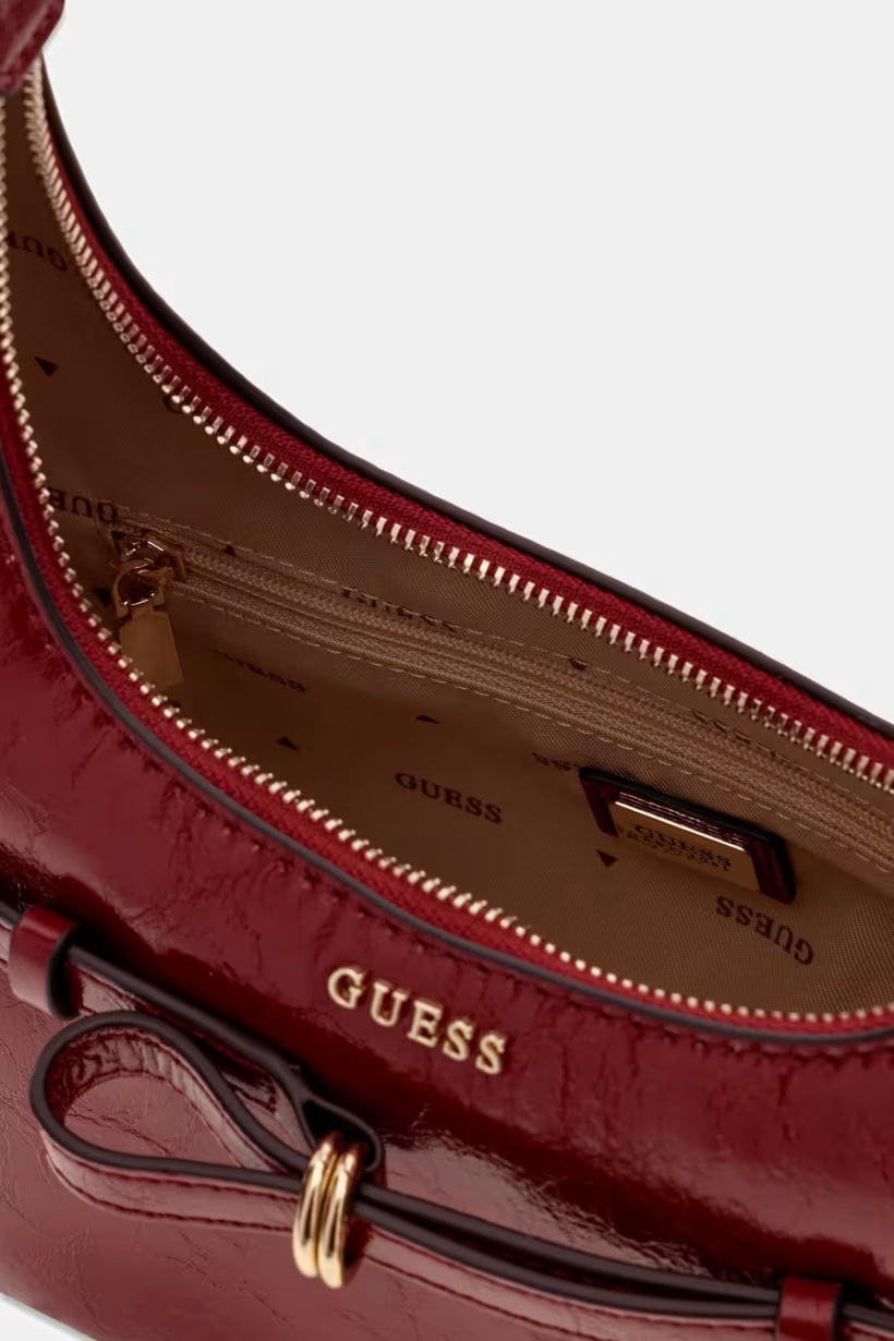 BORSA GUESS TAYLOR MINI ROSSA HOBO