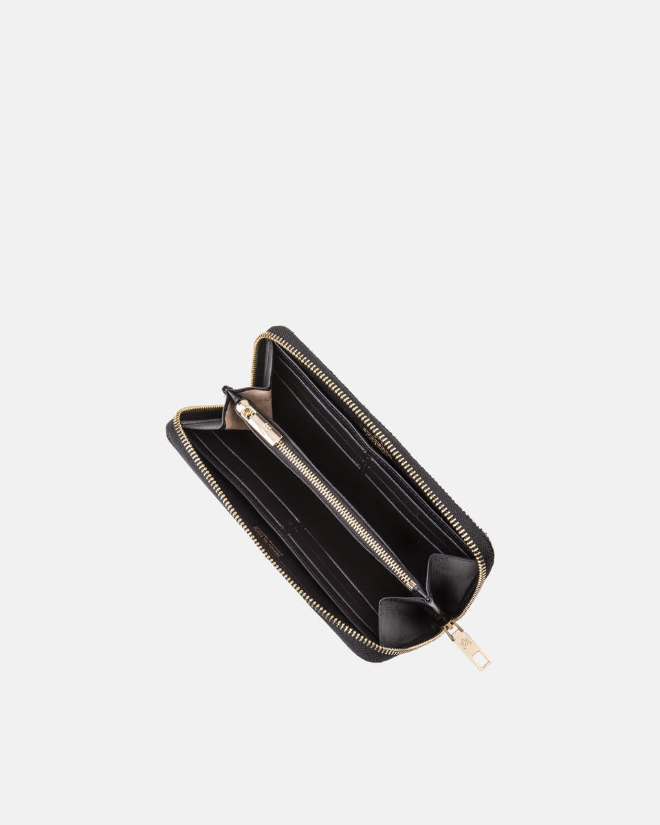 PORTAFOGLIO CUOIERIA FIORENTINA NERO