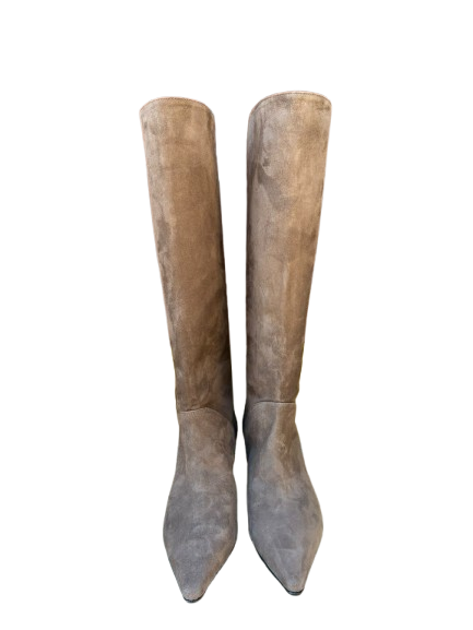 STIVALE TAUPE BIANCA DI