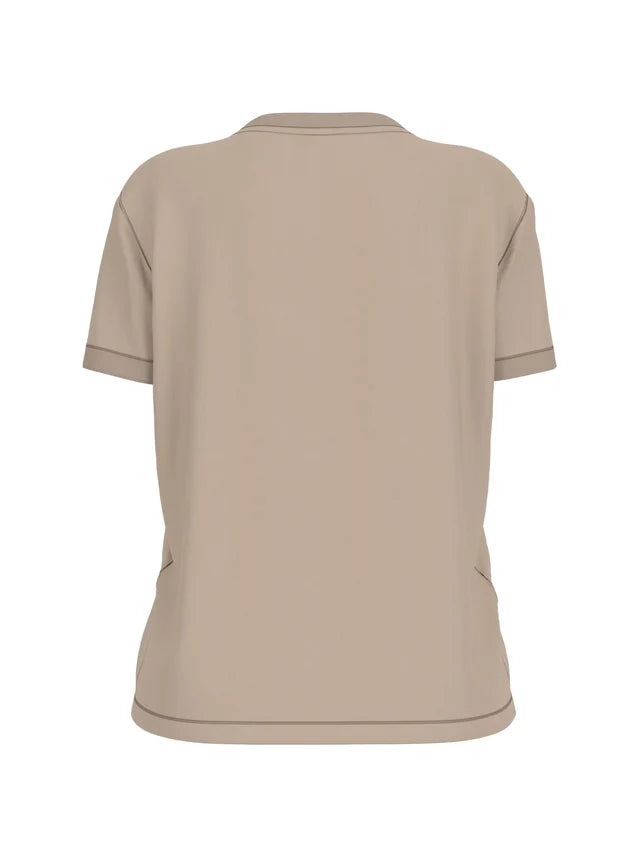 T-SHIRT GUESS LOGO STELLA BEIGE