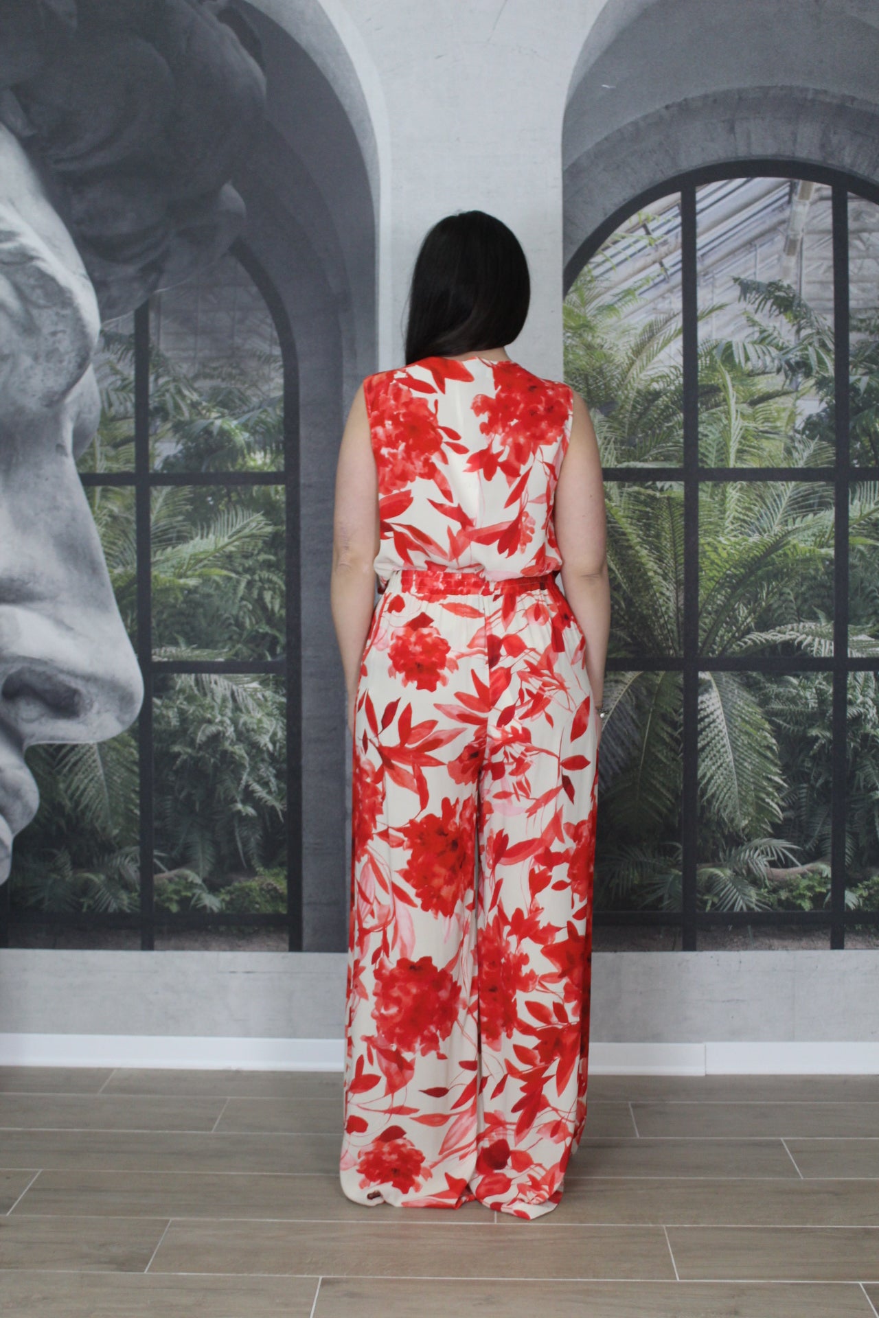 PANTALONI AMBI IN GEORGETTE KAOS