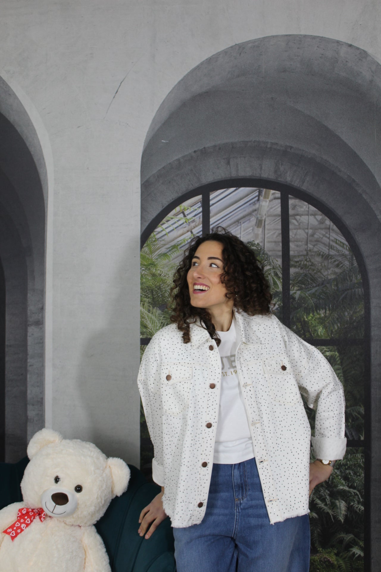 GIACCA CAMICIA DI JEANS GUESS CON MICROBORCHIE