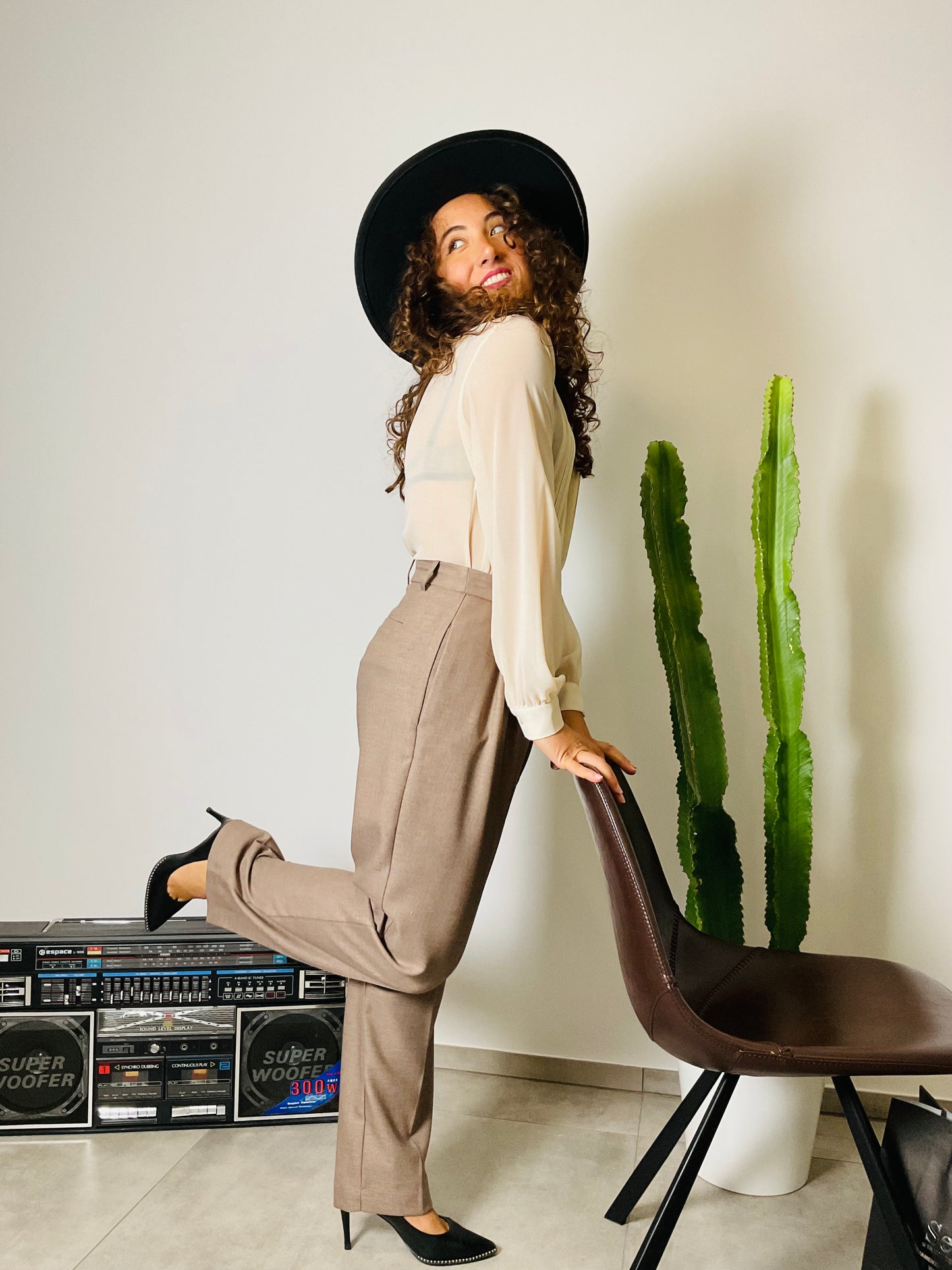 Pantalone Kaos marrone