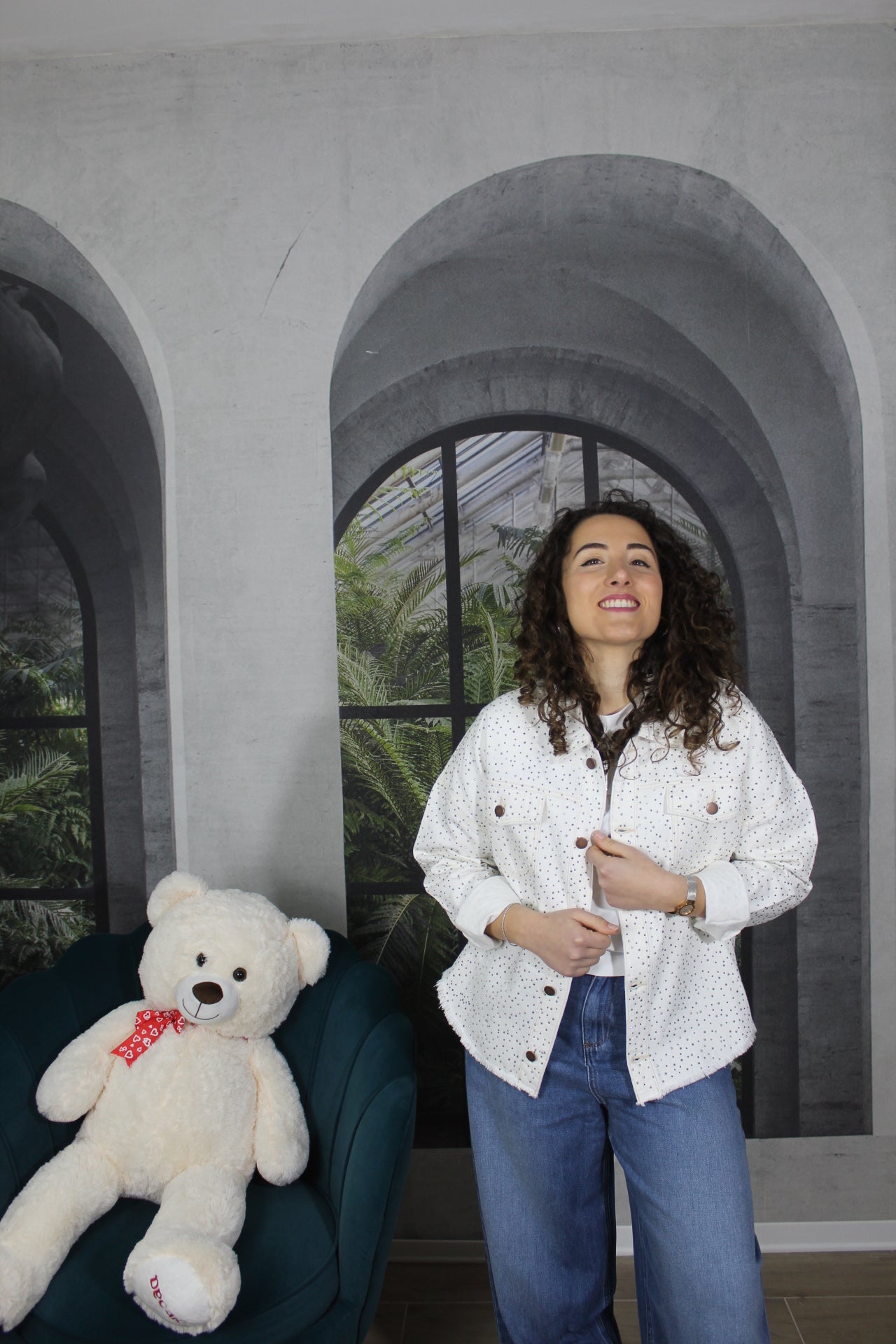 GIACCA CAMICIA DI JEANS GUESS CON MICROBORCHIE
