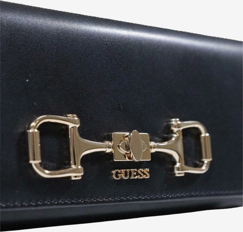 PORTAFOGLIO DONNA CON PATTA GUESS NERO