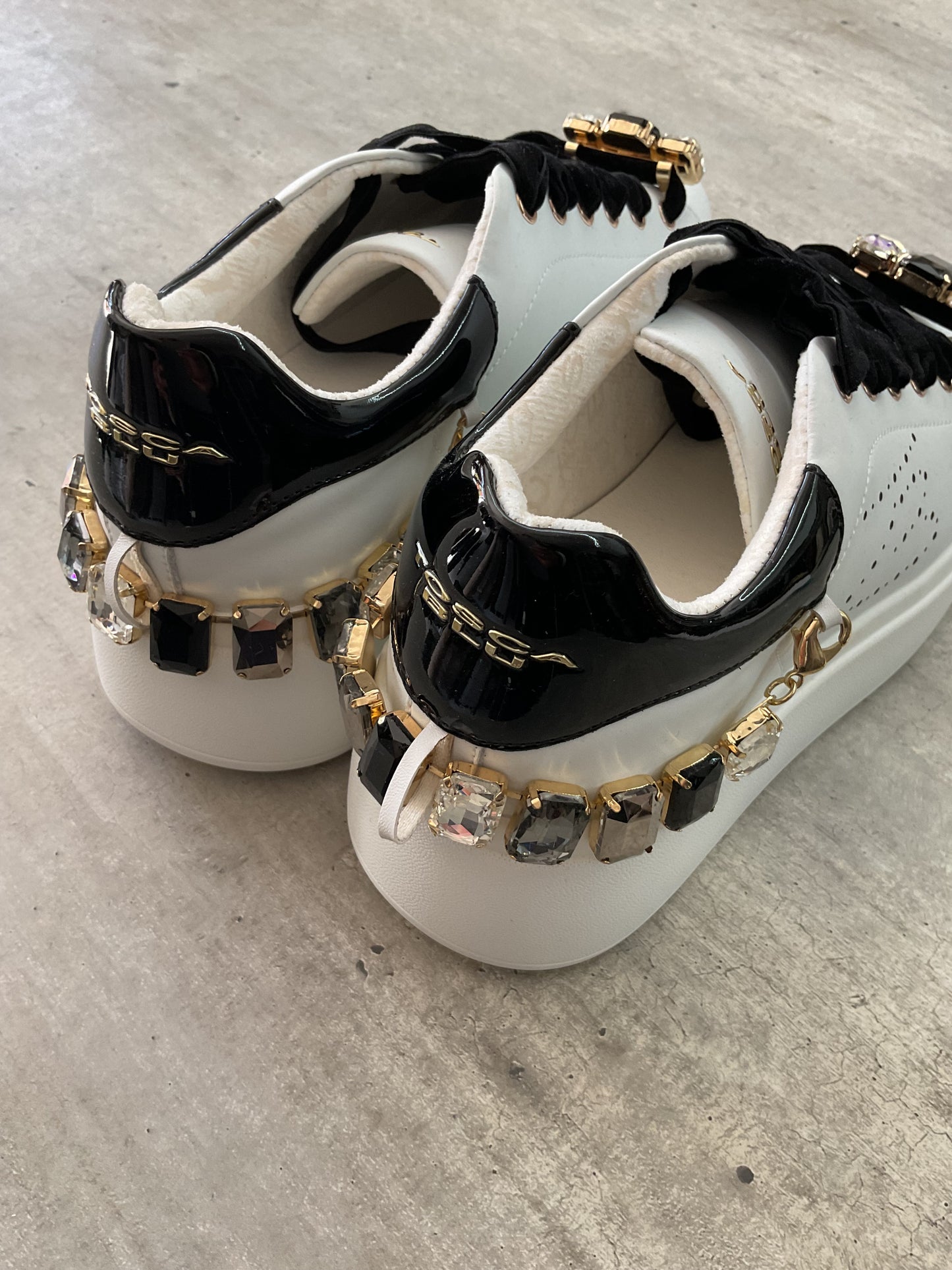 SNEAKERS TOSCA BLU LACCI VELLUTO