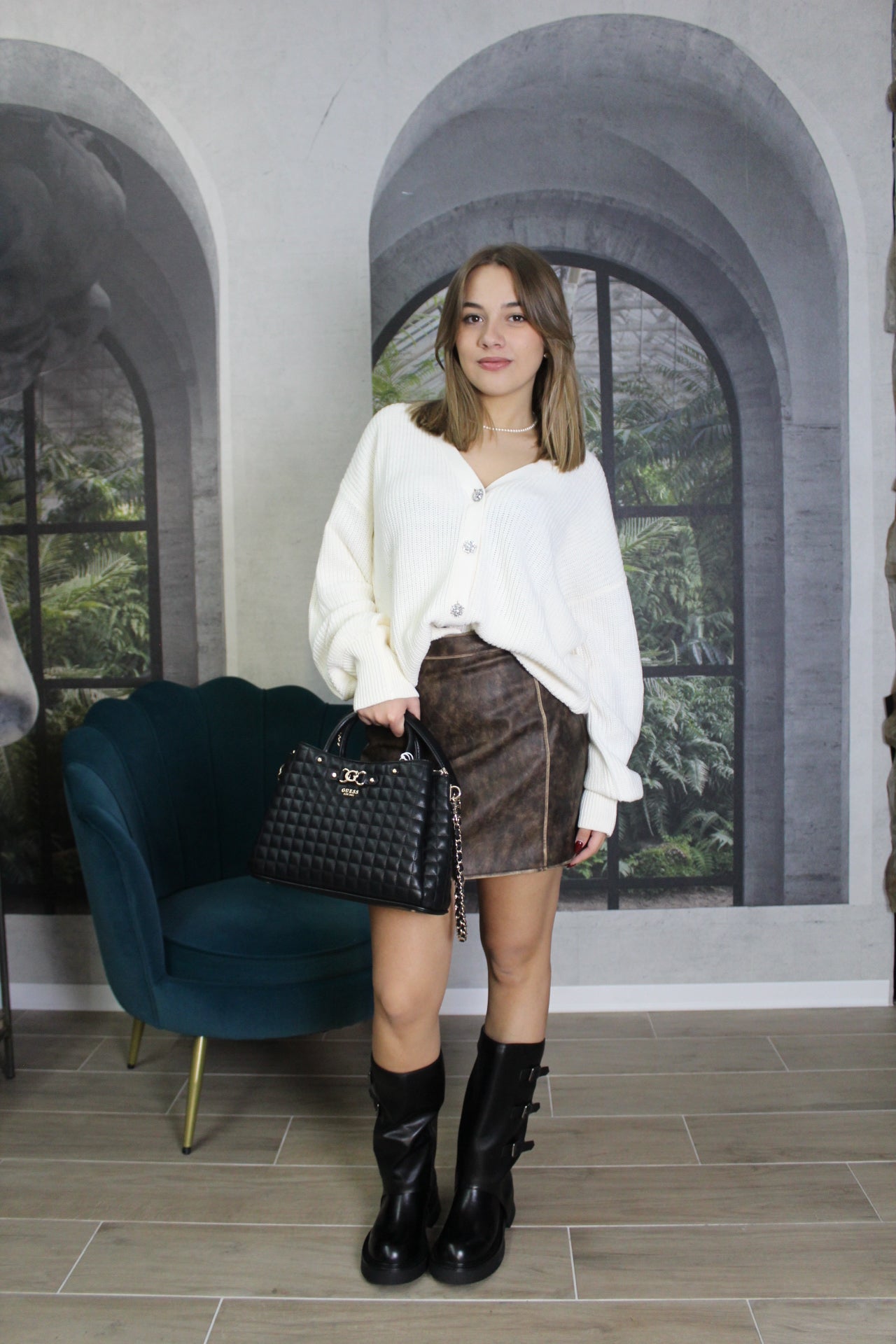 CARDIGAN SWAROSKI GUESS