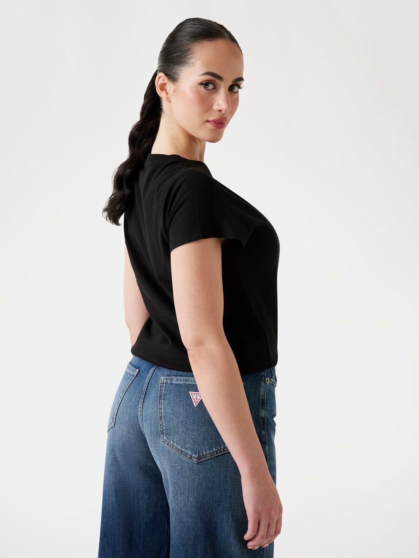 T-SHIRT SLIM FIT 4G GUESS