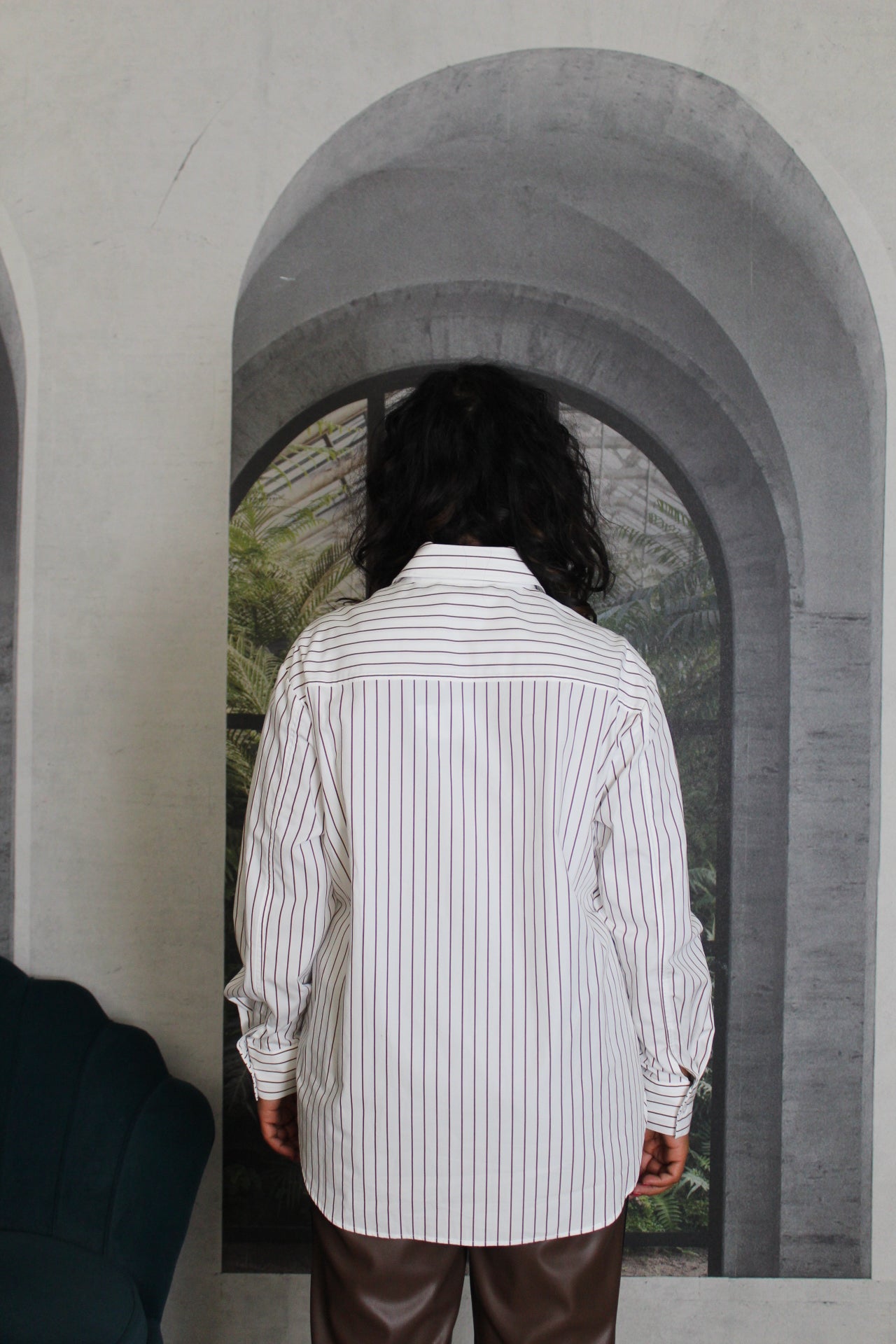 CAMICIA ICONA RIGHE E FIORI