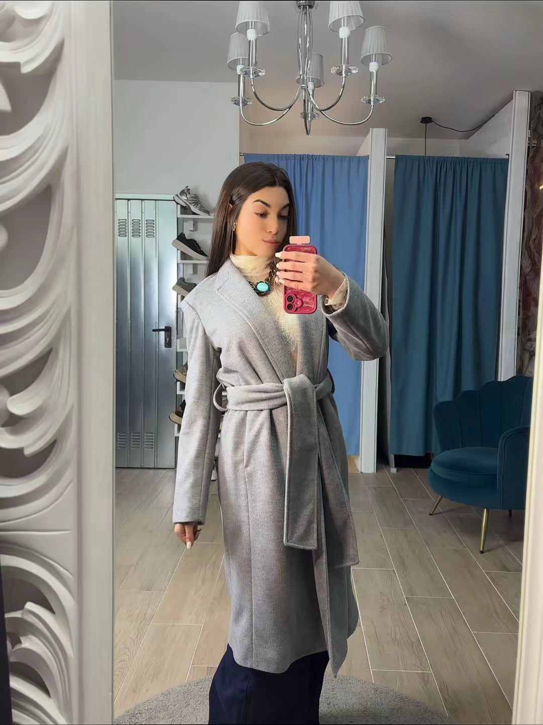 CAPPOTTO GRIGIO MARC ELLIS