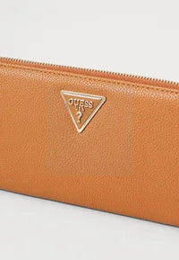 PORTAFOGLIO GUESS COGNAC LAUREL LARGE ZIP