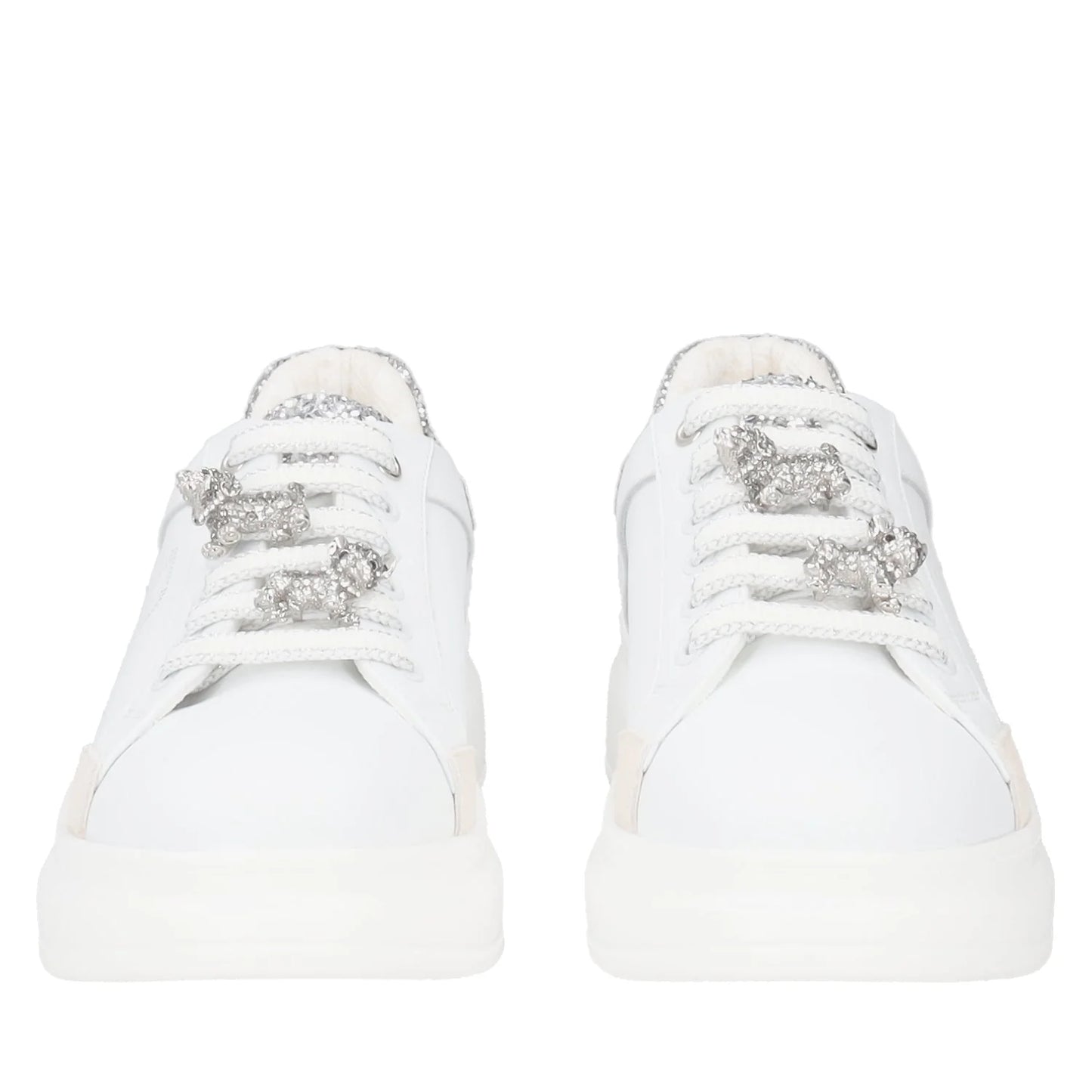 SNEAKER BELLATRIX CON ACCESSORIO IN STRASS ANIMALI TOSCA BLU