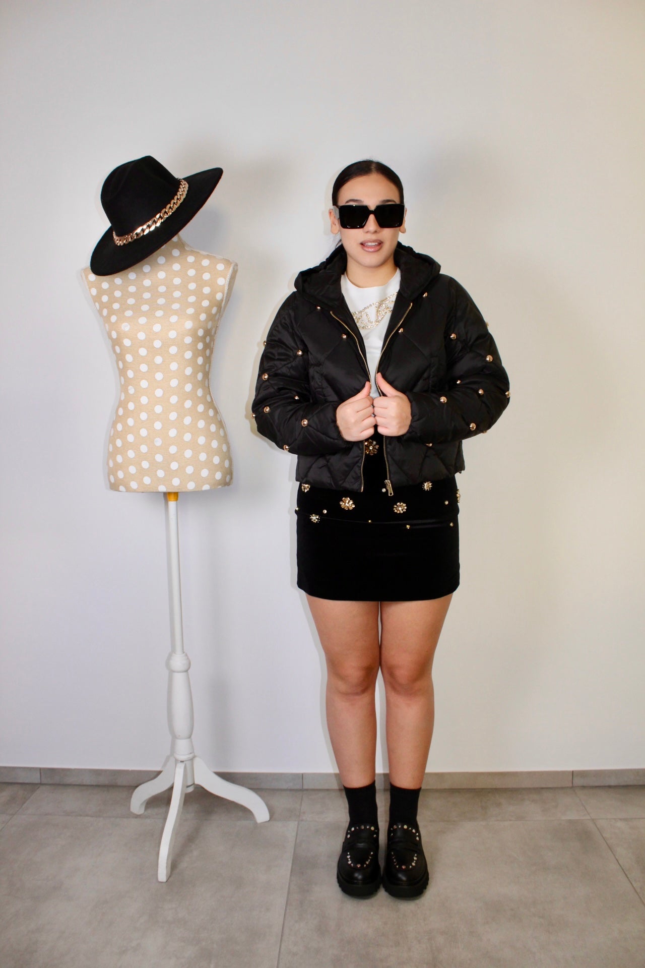 Bomber Trash and Luxury Borchie Oro