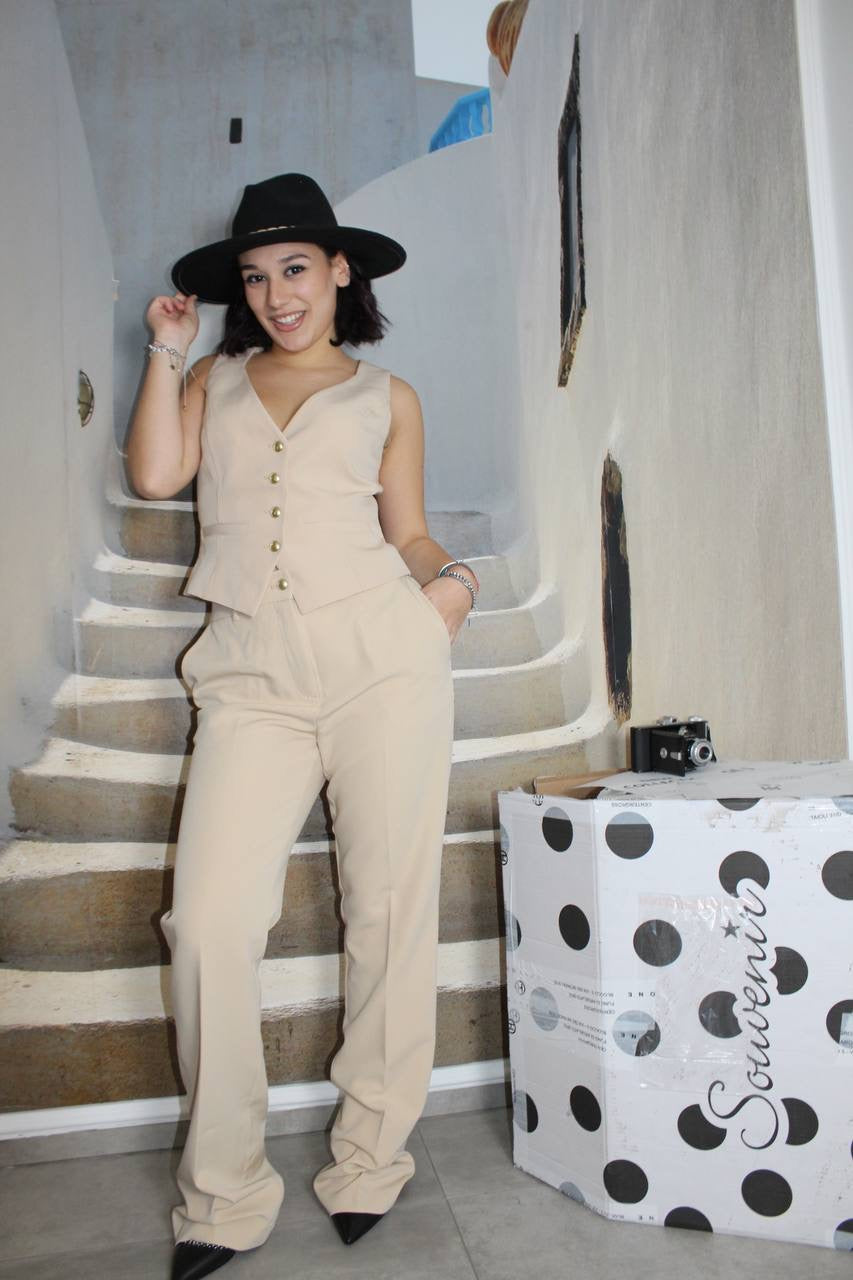 Pantalone Guess Beige