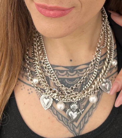 COLLANA CUORE SACRO BIJOUX ESPRESSO