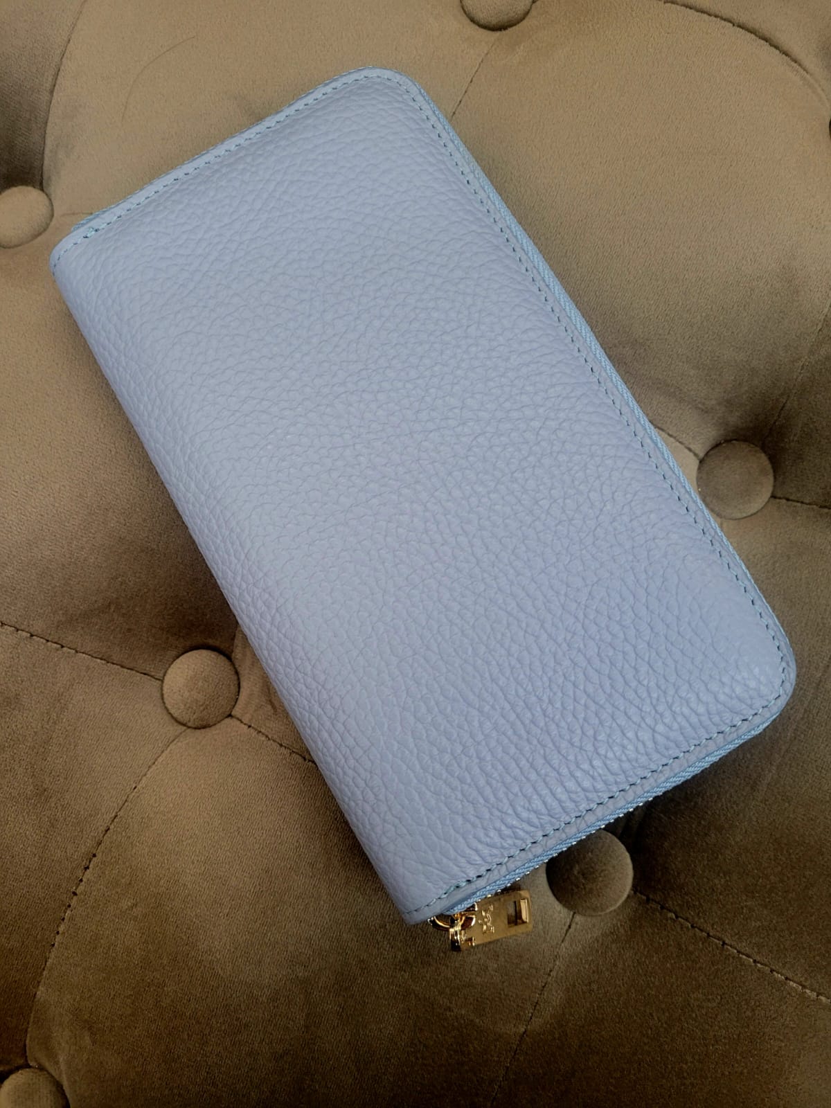 PORTAFOGLIO CUOIERIA FIORENTINA AZZURRO