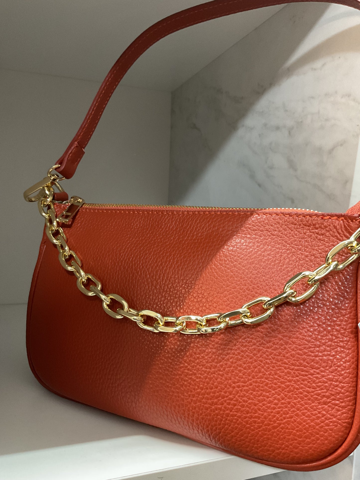 Borsa Arancio Tracolla