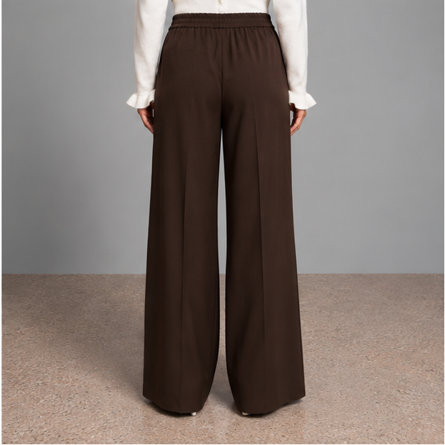 PANTALONI A GAMBA LARGA CON ELASTICO KAOS