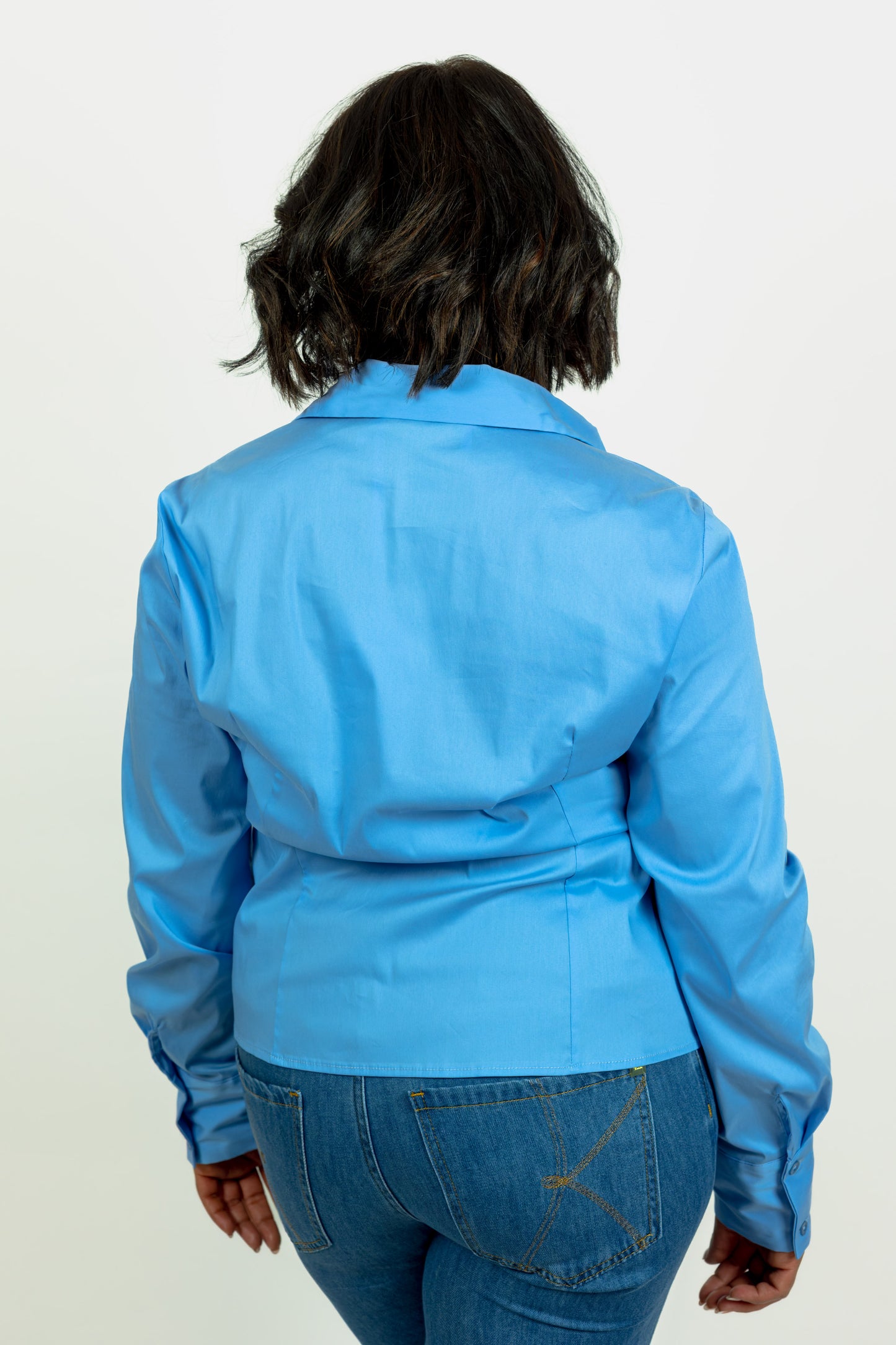 CAMICIA AZZURRA KAOS