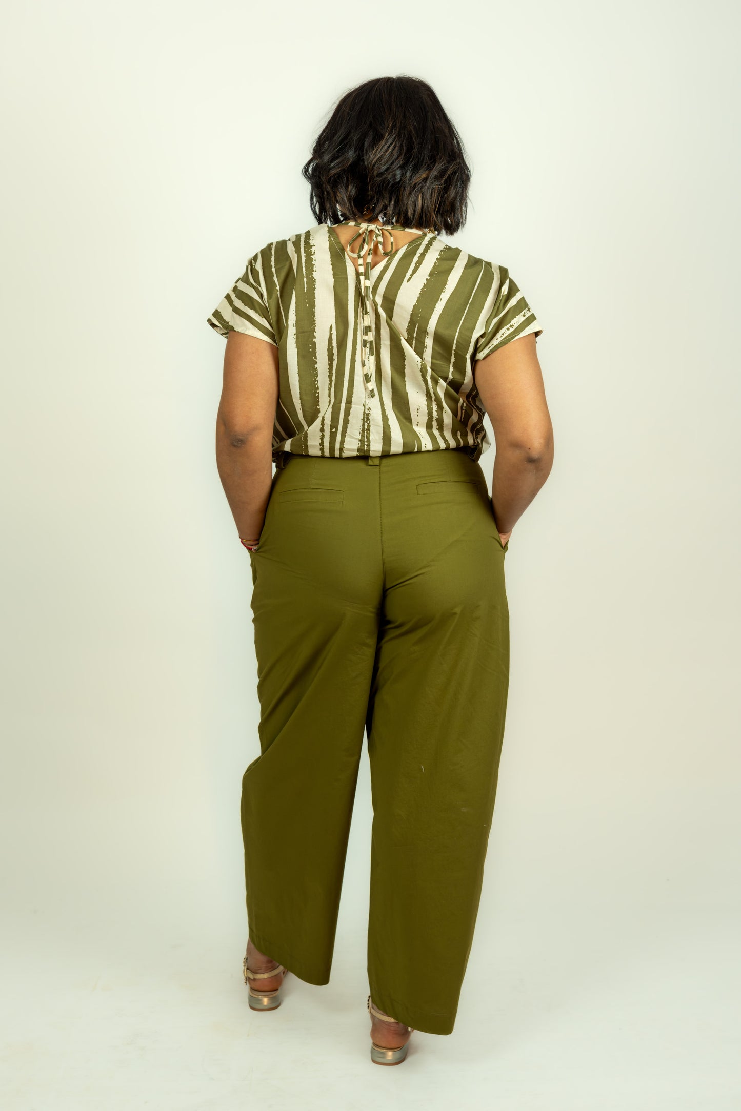 PANTALONE ICONA OLIVA