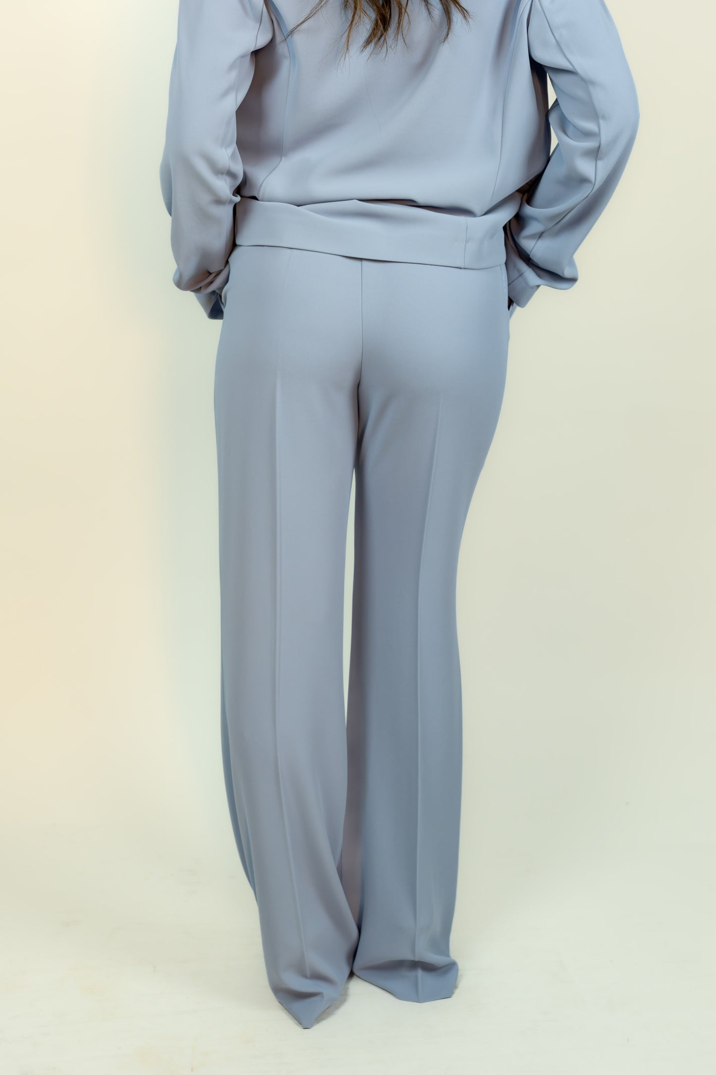 PANTALONE TAILLEUR AZZURRO KAOS