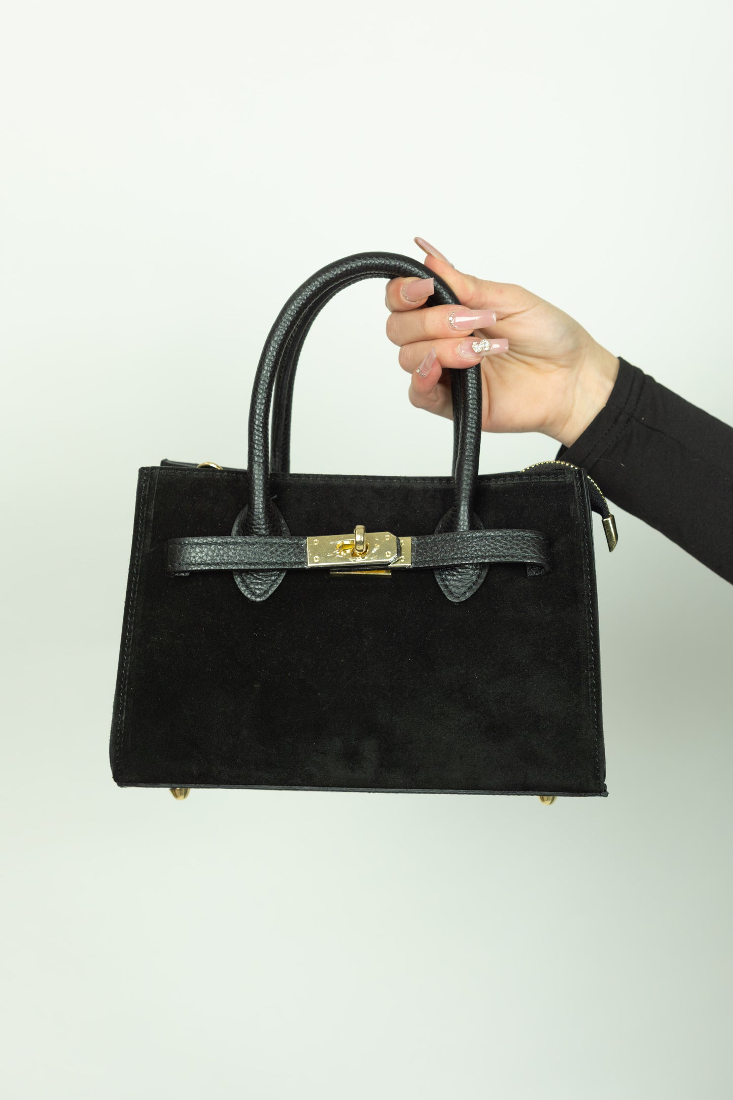 BORSA BASIC SE.J NERA A SPALLA E TRACOLLA