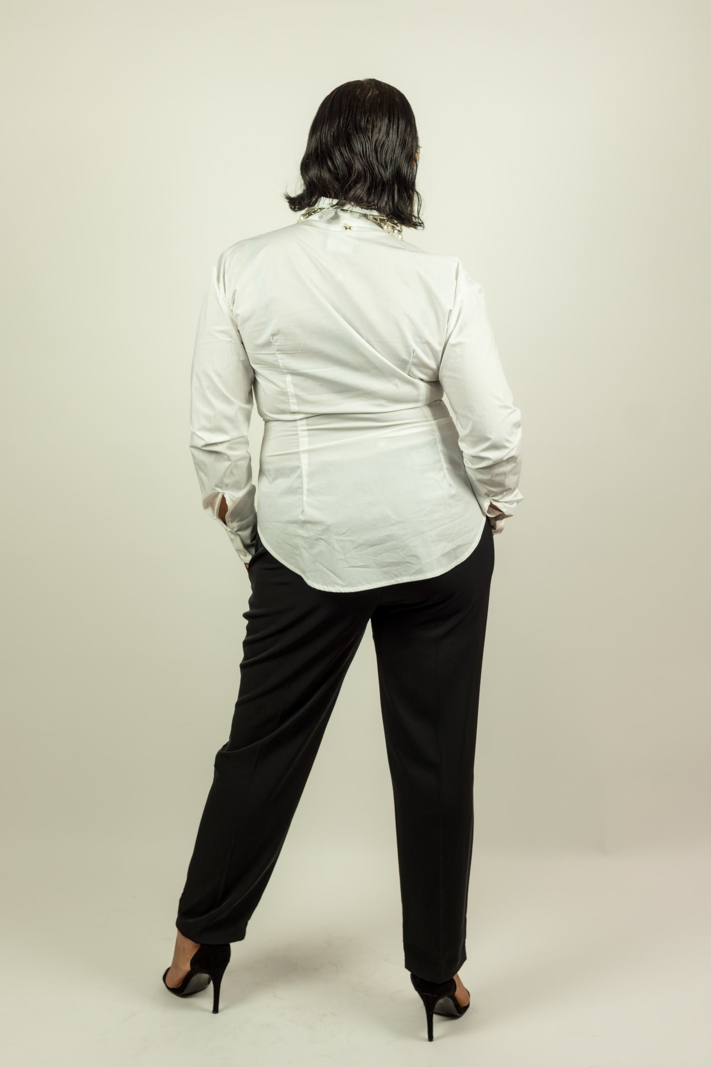 CAMICIA BIANCA SOUVENIR A PORTAFOGLIO