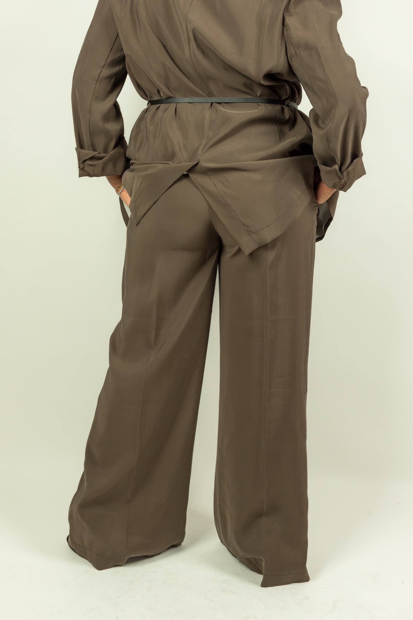 PANTALONE TAILLEUR MARRONE SOUVENIR