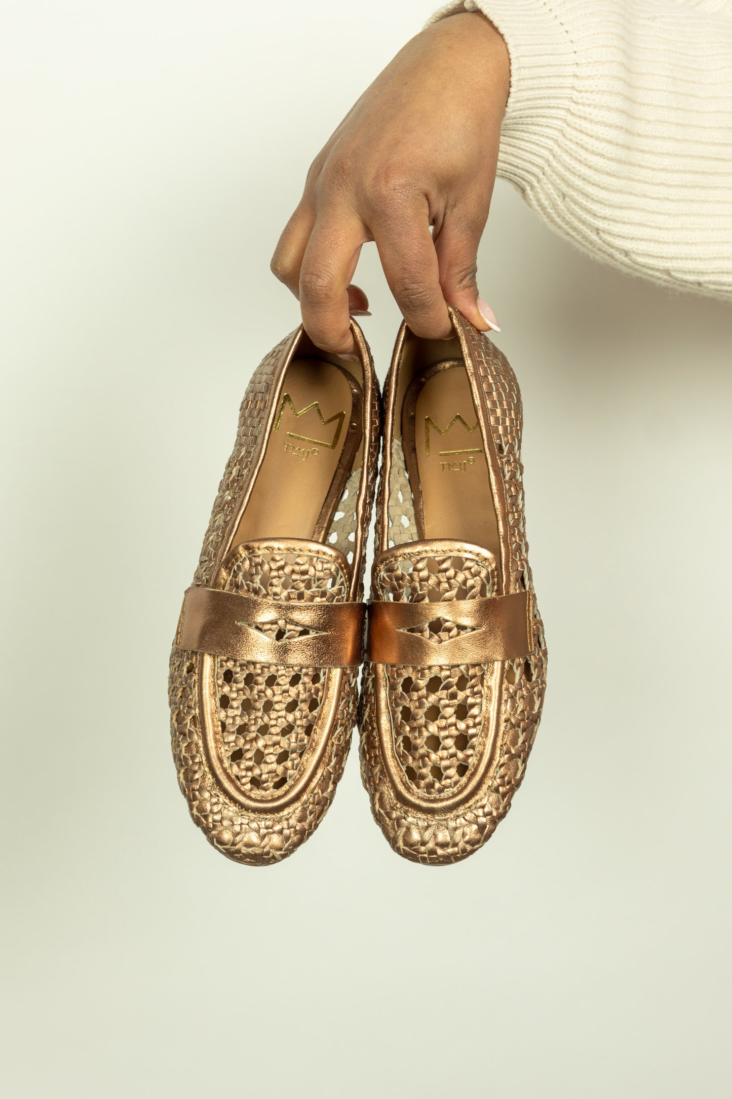 MOCASSINO TMJ BRONZO TRAFORATE