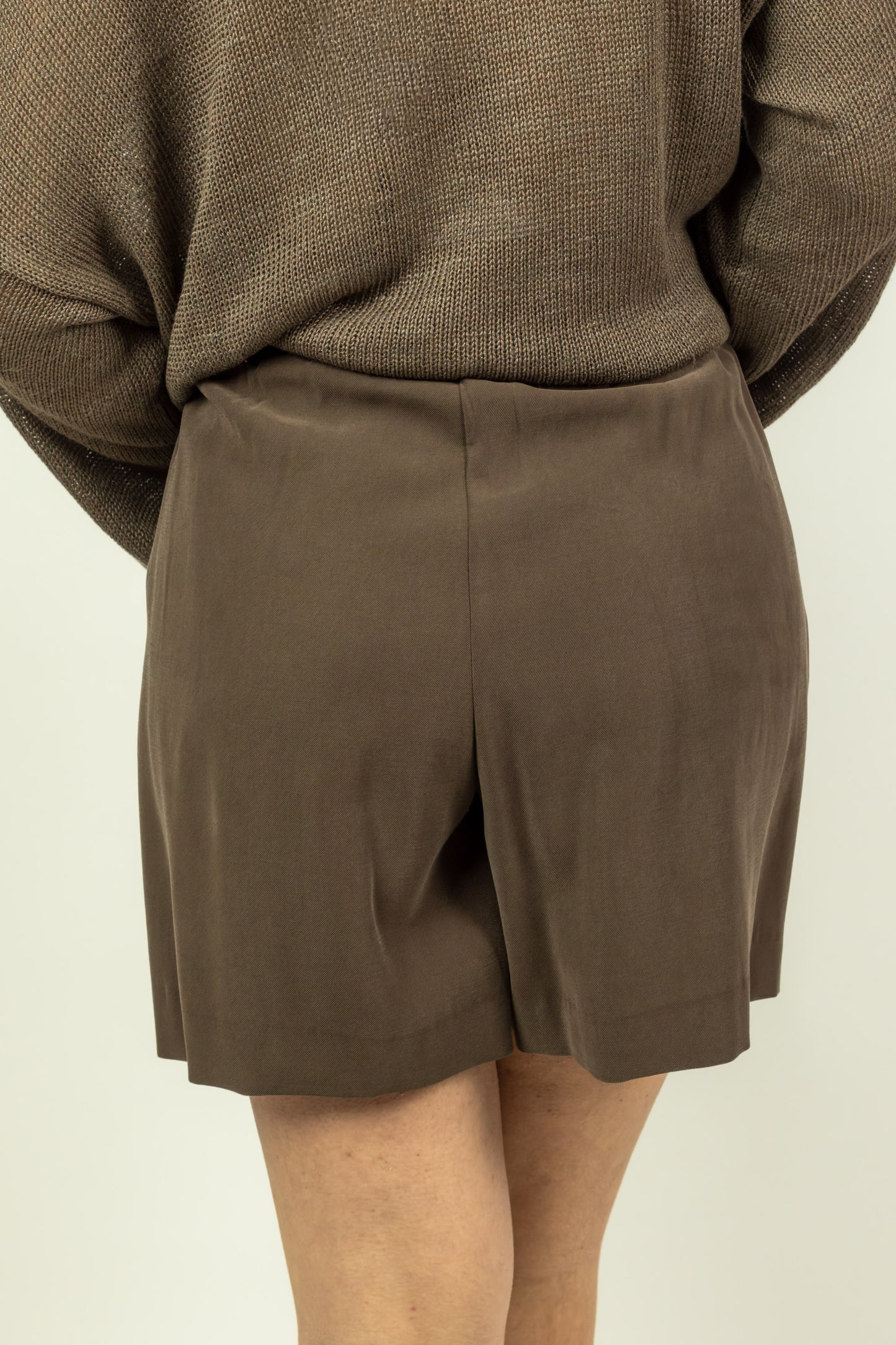 PANTALONCINO MARRONE OVERD
