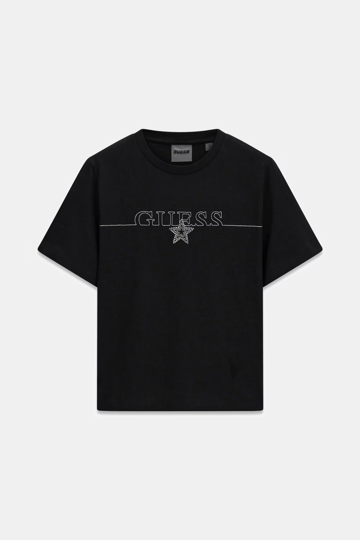T-SHIRT GUESS NERA STELLA AGENA SS