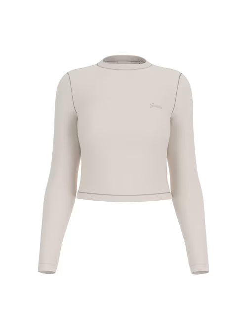 MAGLIA GUESS BIANCA CHARA LONG SLEEVE KNIT TOP