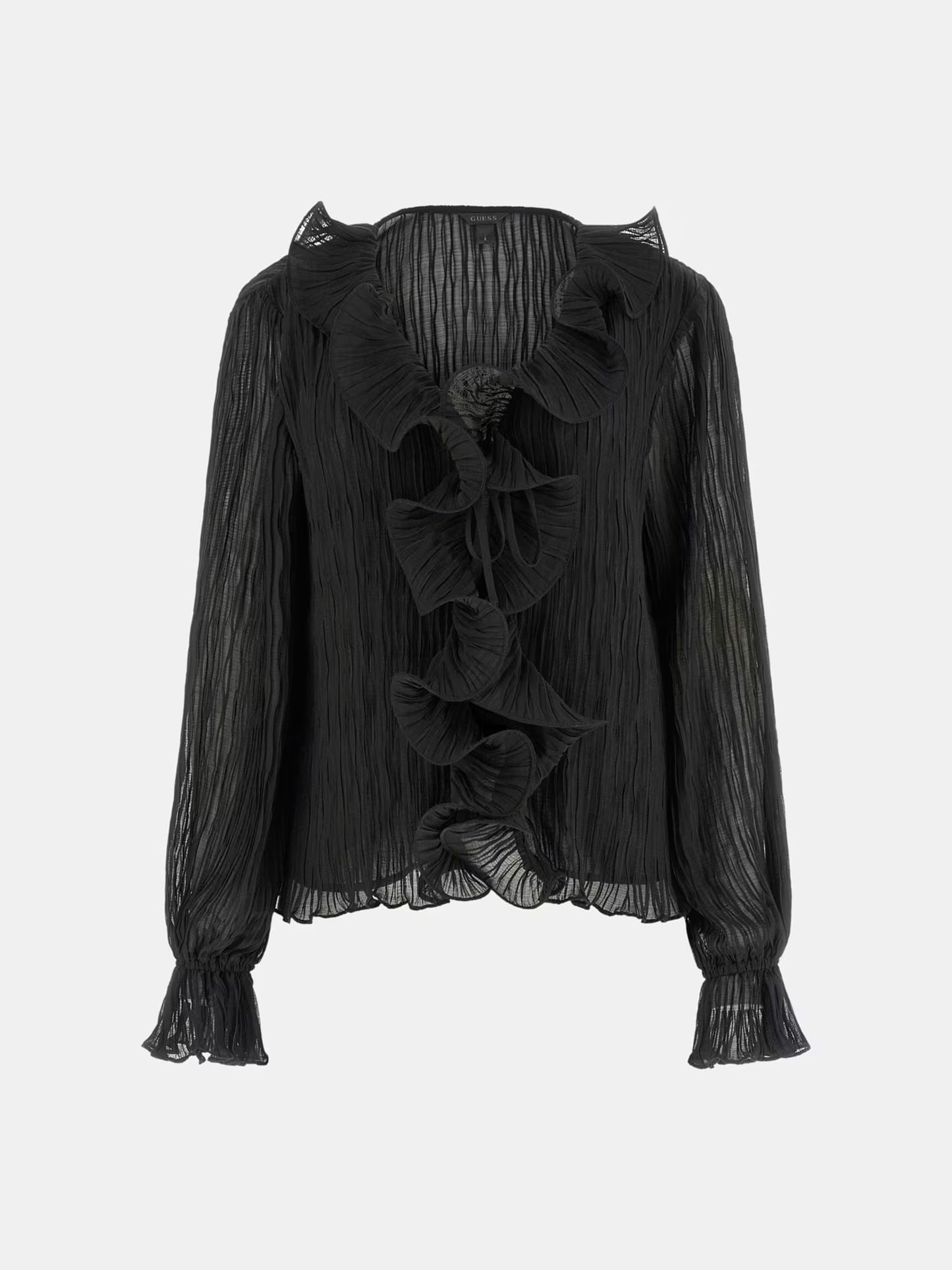 BLUSA IN CHIFFON GUESS CON VOLANT