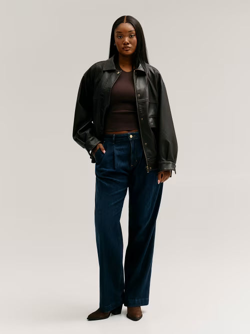 JEANS GUESS GAMBA DRITTA BLU