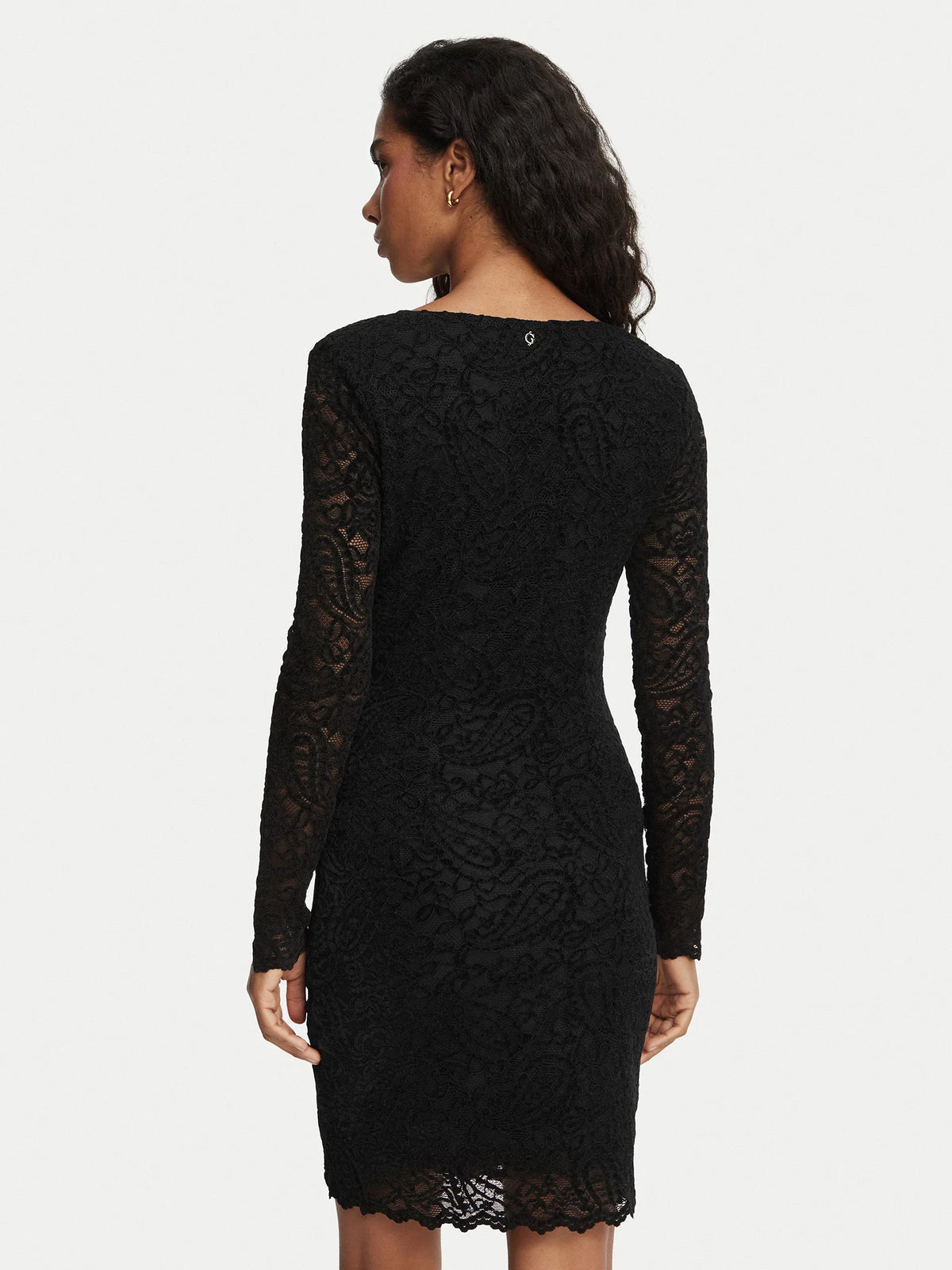 ABITO GUESS NERO IN PIZZO