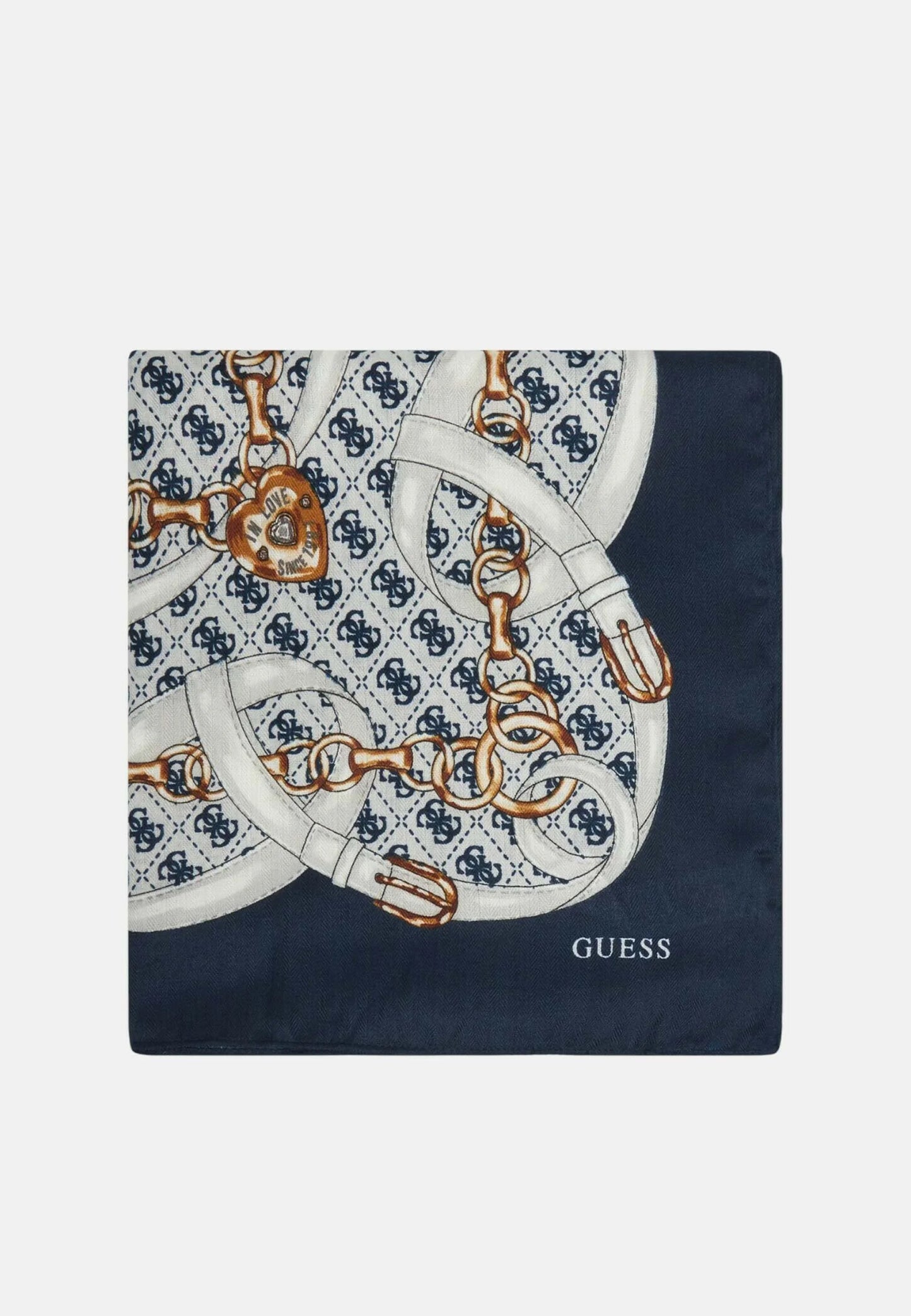 SCIARPA GUESS BLU
