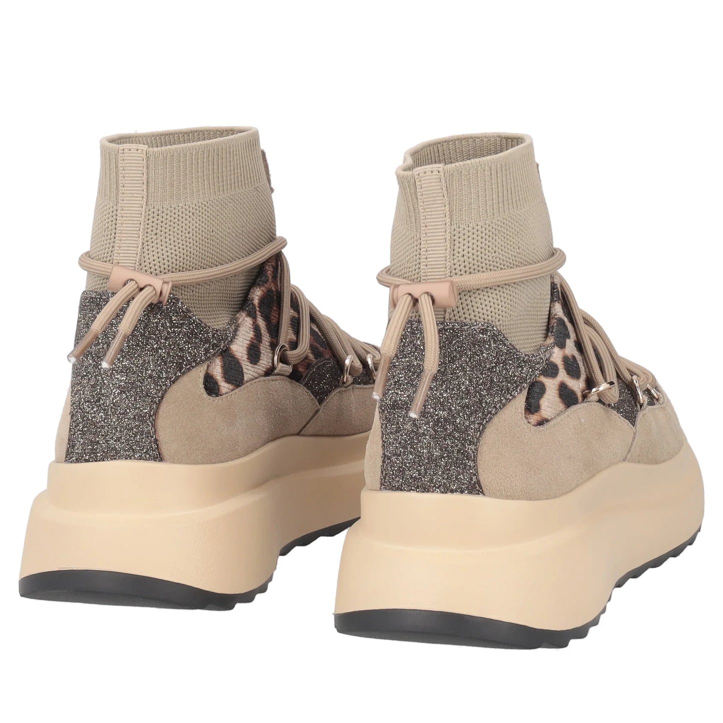 SNEAKER CHILL OUT CON STAMPA ANIMALIER BEIGE TOSCA BLU