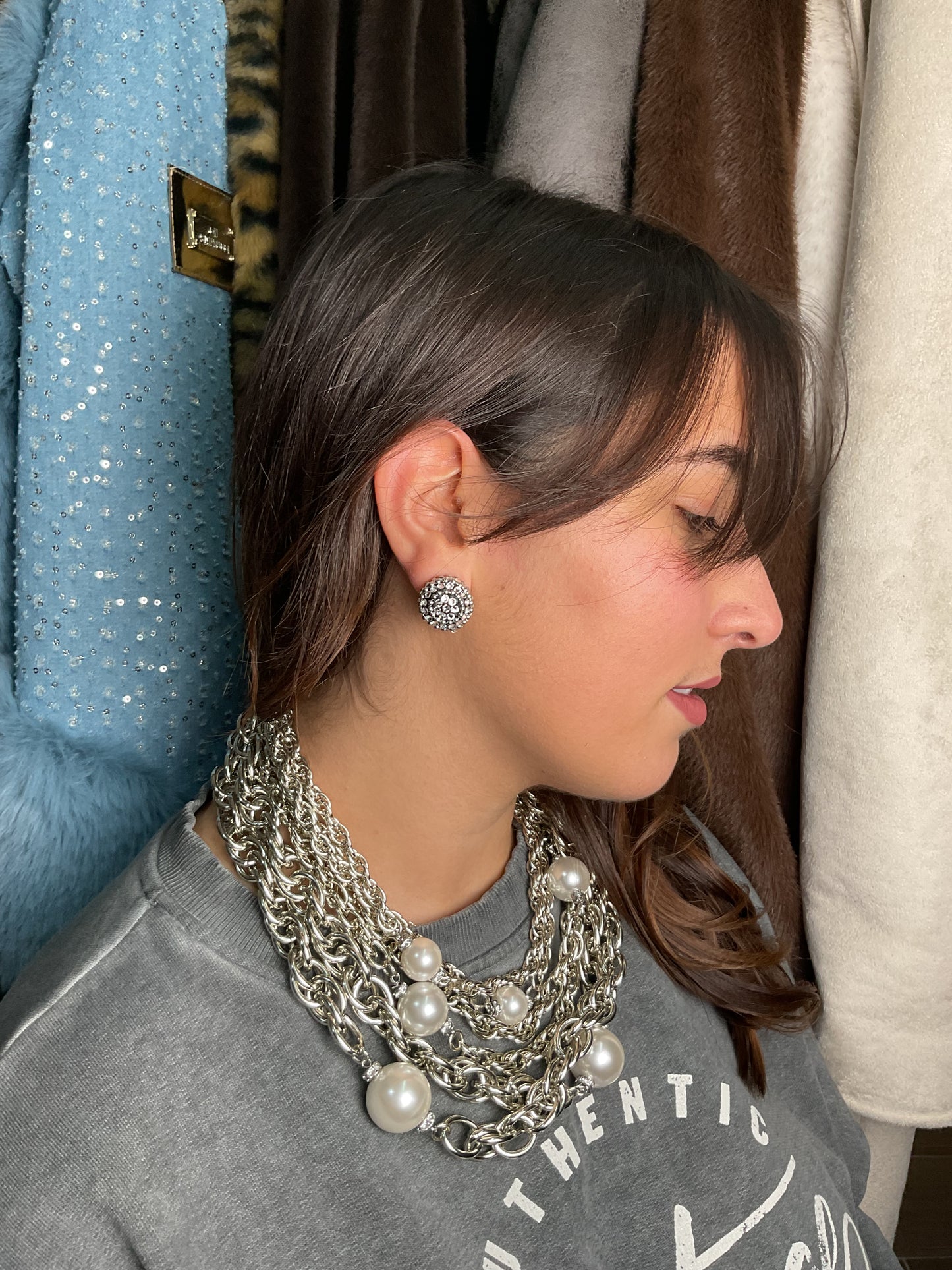 COLLANA PERLE BIG BIJOUX ESPRESSO
