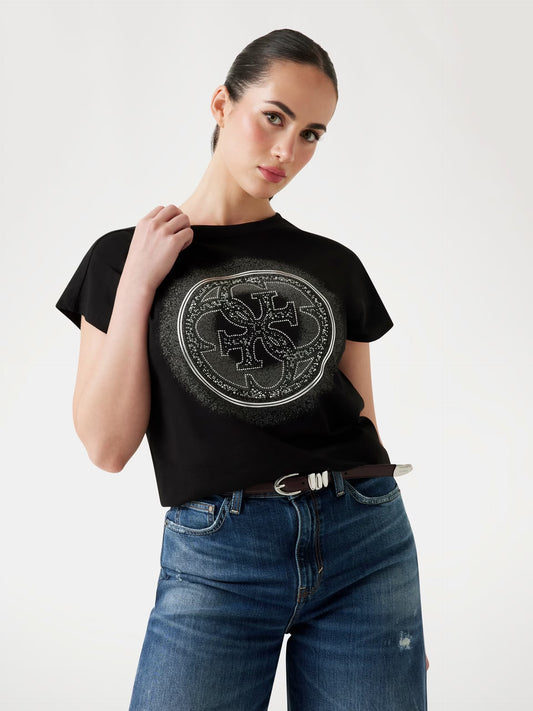 T-SHIRT SLIM FIT 4G GUESS