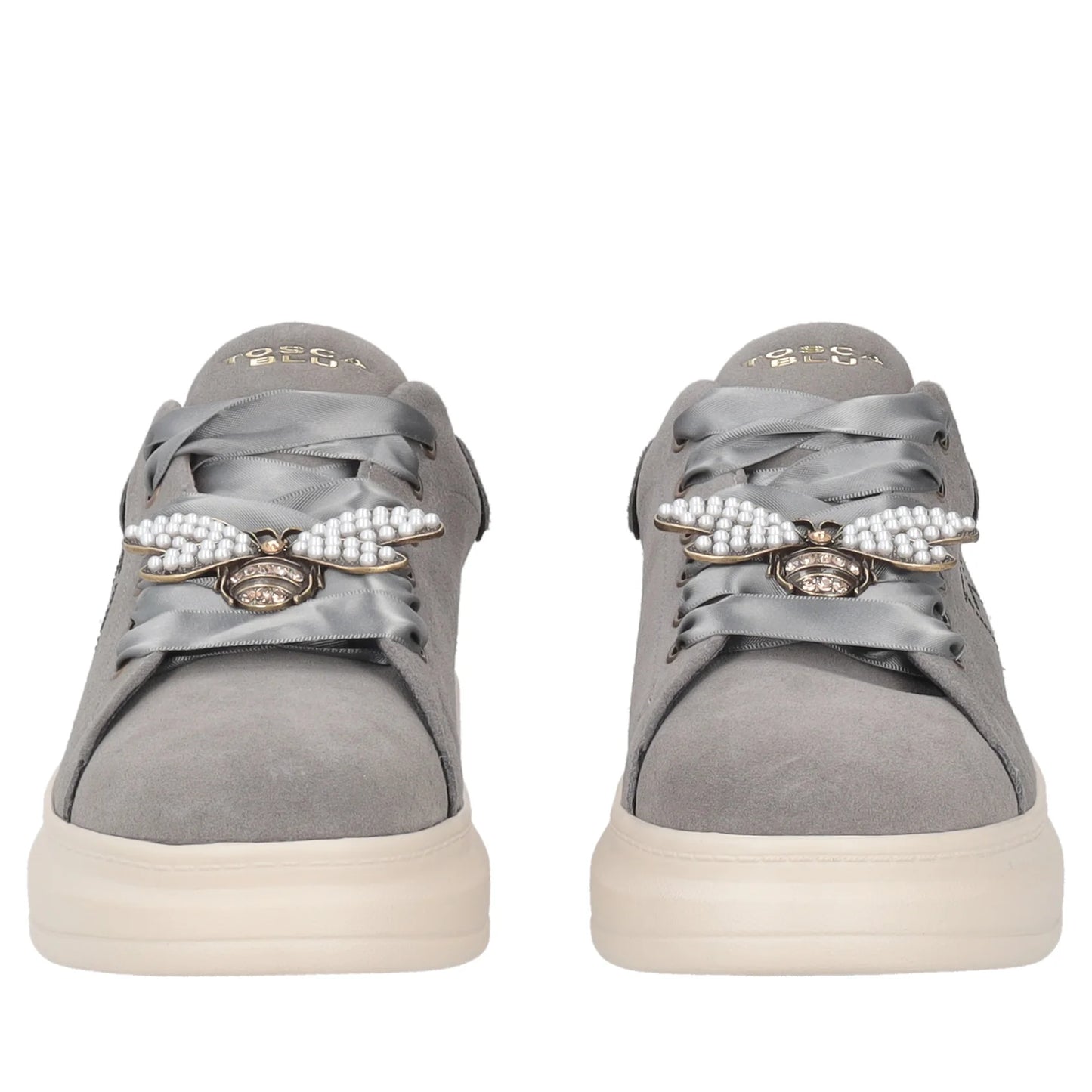 SNEAKER CHIC IN SUEDE CON APE TOSCA BLU