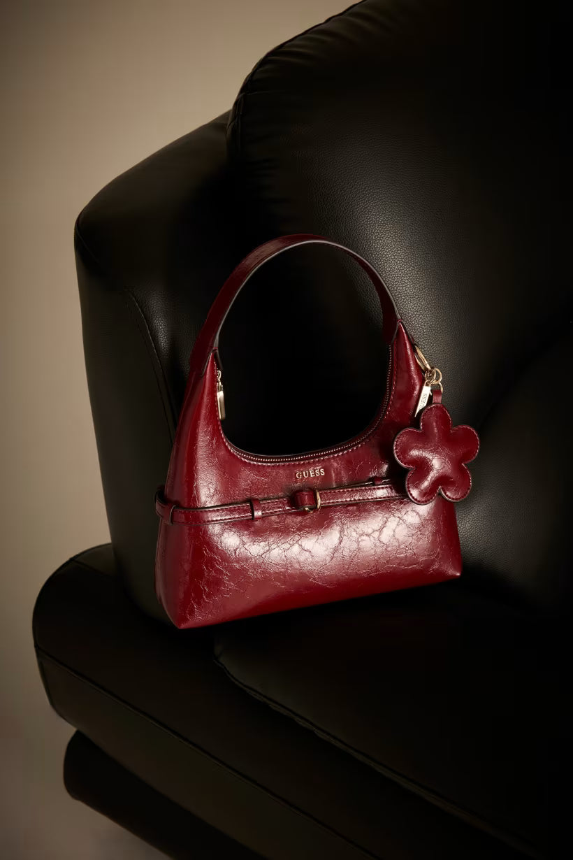 BORSA GUESS TAYLOR MINI ROSSA HOBO