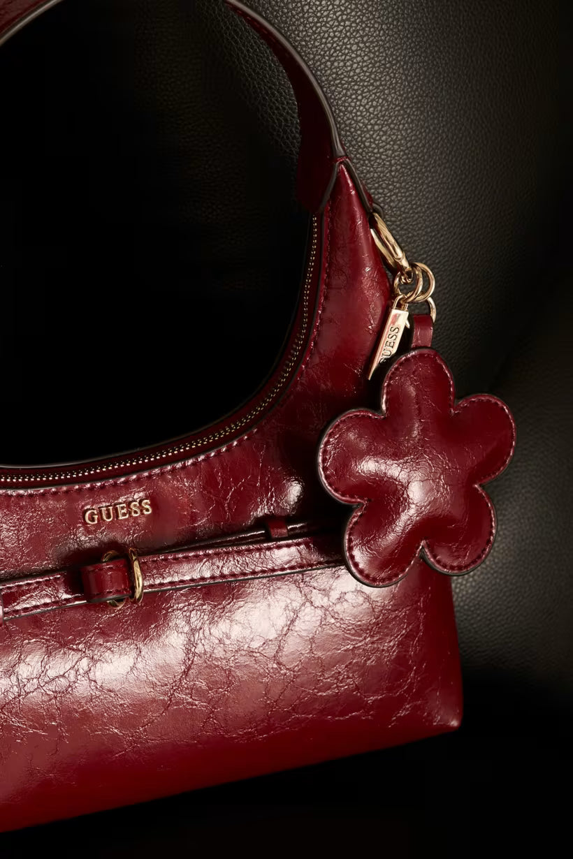 BORSA GUESS TAYLOR MINI ROSSA HOBO