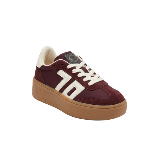 SNEAKERS BACK 70 XXL CON LACCI WINE BUTTER