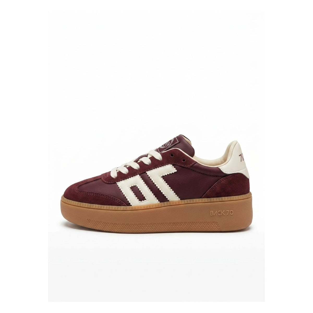 SNEAKERS BACK 70 XXL CON LACCI WINE BUTTER