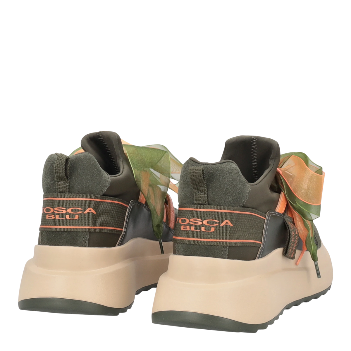 SNEAKERS TOSCA BLU FOXY IN PELLE CON MAXY FIOCCO
