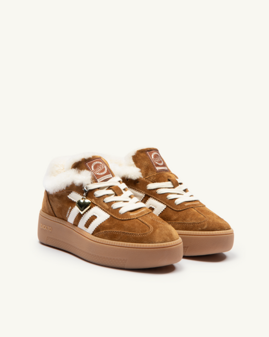 SNEAKERS BACK 70 XXL CAMOSCIO MARRONE BURRO 70
