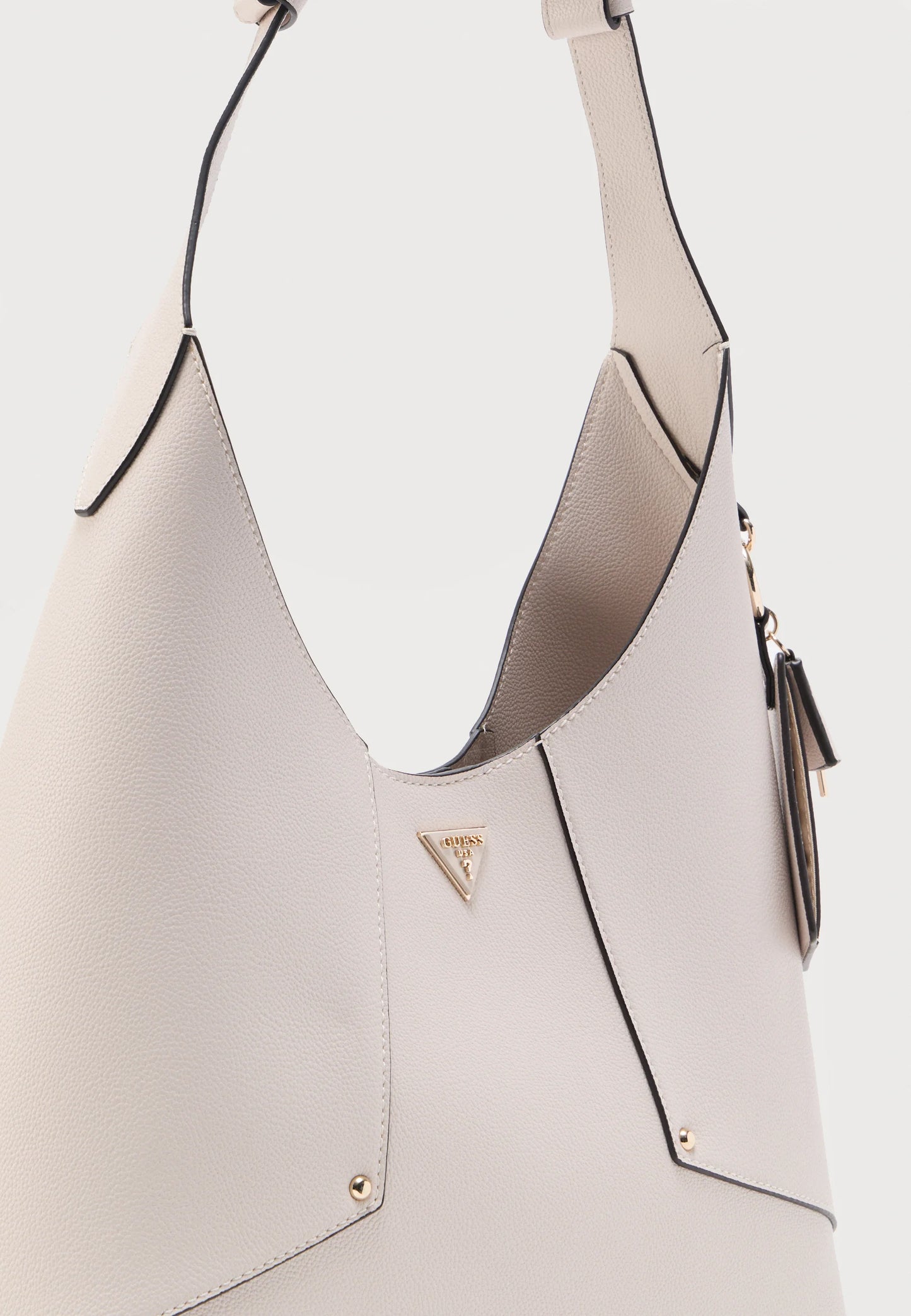 BORSA GUESS DARCY HOBO 2 IN 1 - Borsa tote - pietra