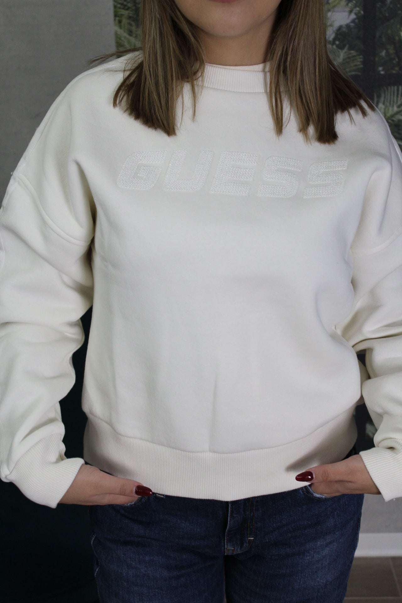 FELPA PANNA GUESS LOGO 4G